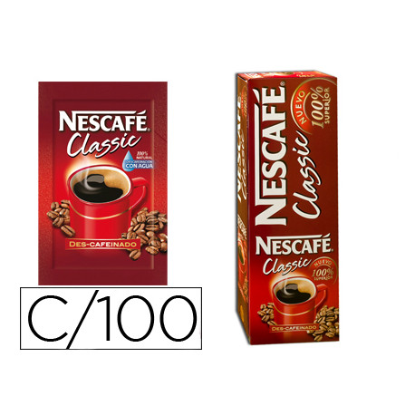 CAFE NESCAFE DESCAFEINADO MONODOSIS CAJA DE 10 SOBRES