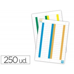 TIRA DE PAPEL PARA VISORES PACK DE 380 ETIQUETAS