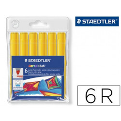 ROTULADOR STAEDTLER COLOR JUMBO TRAZO 3 MM UNICOLOR AMARILLO