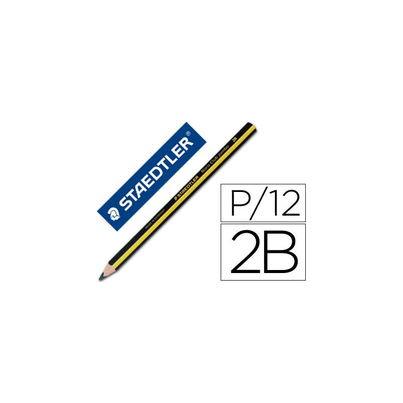 LAPICES DE GRAFITO STAEDTLER TRIPLUS JUMBO HB UNIDAD