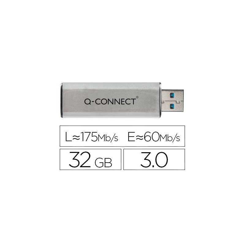 MEMORIA USB Q-CONNECT FLASH 32 GB 3.0