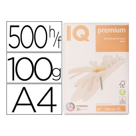 PAPEL FOTOCOPIADORA IQ PREMIUM DIN A4 100 GRAMOS PAQUETE DE 500 HOJAS PAPEL FOTOCOPIADORA IQ PREMIUM DIN A4 100 GRAMOS PAQUETE DE 500 HOJAS