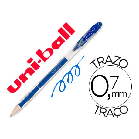 BOLIGRAFO UNI-BALL ROLLER UM-120 SIGNO 0,7 MM TINTA GEL COLOR AZUL