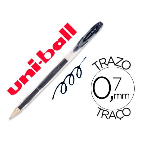 BOLIGRAFO UNI-BALL ROLLER UM-120 SIGNO 0,7 MM TINTA GEL COLOR NEGRO