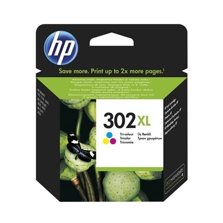 INK-JET HP 302XL ENVY 4524 / 4527 / 4528 / 4521 TRICOLOR 330 PAG INK-JET HP 302XL ENVY 4524 / 4527 / 4528 / 4521 TRICOLOR 330 PAG