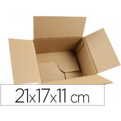 CAJA PARA EMBALAR Q-CONNECT FONDO AUTOMATICO MEDIDAS 210X170X110 MM ESPESOR CARTON 3 MM