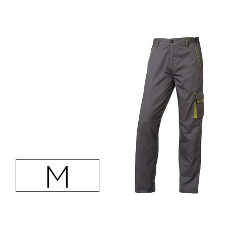 PANTALON DE TRABAJO DELTAPLUS CINTURA AJUSTABLE 5 BOLSILLOS COLOR GRIS VERDE TALLA M PANTALON DE TRABAJO DELTAPLUS CINTURA AJUSTABLE 5 BOLSILLOS COLOR GRIS VERDE TALLA M