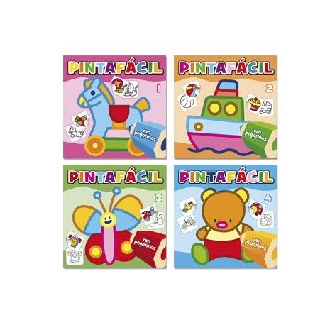 CUADERNO PARA COLOREAR PINTA FACIL CON ADHESIVOS 72 PAGINAS210X210 MM CUADERNO PARA COLOREAR PINTA FACIL CON ADHESIVOS 72 PAGINAS210X210 MM