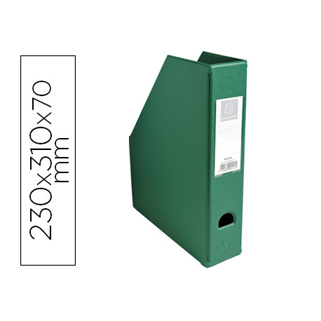 REVISTERO EXACOMPTA PVC LOMO 70MM COLOR VERDE 230X310X70 MM REVISTERO EXACOMPTA PVC LOMO 70MM COLOR VERDE 230X310X70 MM
