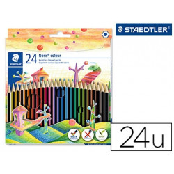 Rotulador Staedtler noris club doble punta caja de 12 unidades colores  surtidos 320 NWP12