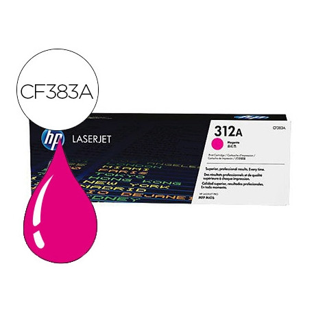 TONER HP 312A LASERJET PRO MFP M476 MAGENTA -2.700 PAG- TONER HP 312A LASERJET PRO MFP M476 MAGENTA -2.700 PAG-