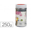 PURPURINA LIDERPAPEL FANTASIA COLOR PLATA METALIZADO BOTE DE 250 GR