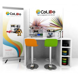 MESA DE TRABAJO 3D COLIDO RINCON INCLUYE IMPRESORAS 3D 2.0 PLUS / COMPACT ACCESORIOS Y 2 TABURETES 1