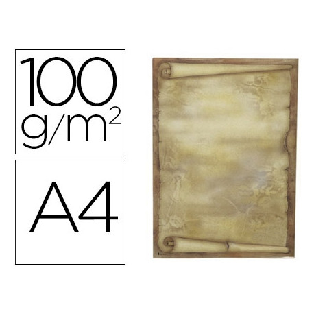 PAPEL PERGAMINO LIDERPAPEL DIN A4 DIPLOMA 100