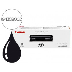 TONER CANON 737 NEGRO LBP151DW / MF 211 / MF212W / MF216N / MF217W COLOR 2400 PAG