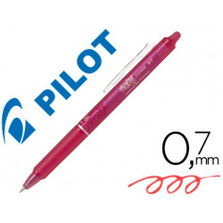 BOLIGRAFO PILOT FRIXION CLICKER BORRABLE 0,7 MM COLOR ROSA EN BLISTER