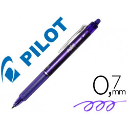 BOLIGRAFO PILOT FRIXION CLICKER BORRABLE 0,7 MM COLOR VIOLETA EN BLISTER