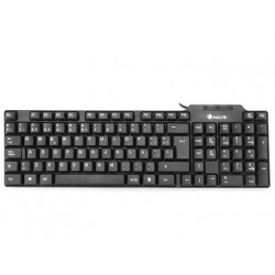 TECLADO NGS FUNKY CON CABLE CONEXION USB FUNCION PLUG&PLAY 104 TECLAS