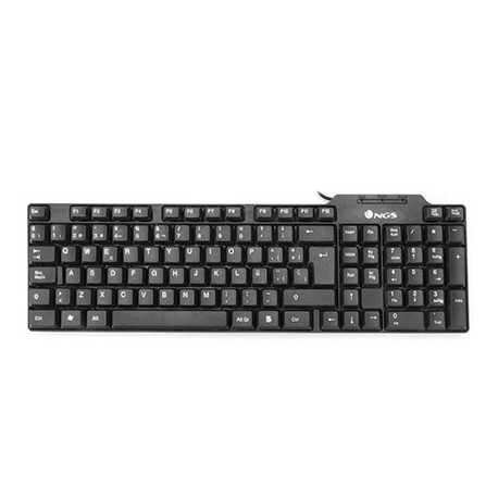 TECLADO NGS FUNKY CON CABLE CONEXION USB FUNCION PLUG&PLAY 104 TECLAS