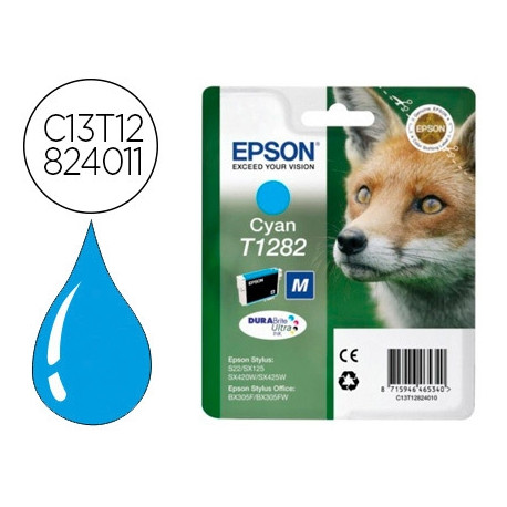 INK-JET EPSON T1282 STYLUS S22 / SX125 CYAN -170 PAG-