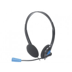 AURICULAR NGS HEADSET MS103 CON MICROFONO Y CONTROL VOLUMEN COLOR NEGRO