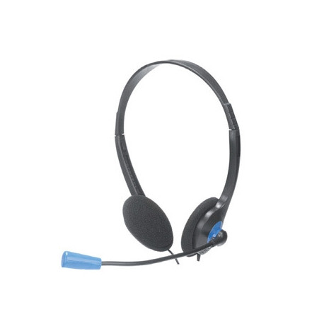 AURICULAR NGS HEADSET MS103 CON MICROFONO Y CONTROL VOLUMEN COLOR NEGRO