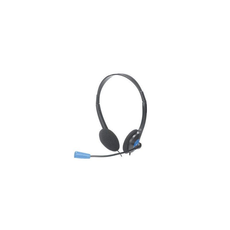 AURICULAR NGS HEADSET MS103 CON MICROFONO Y CONTROL VOLUMEN COLOR NEGRO