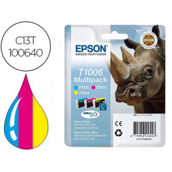 INK-JET EPSON STYLUS OFFICE T1006 B40W / BX600FW / SX600FW MULTIPACK 3 COLORES