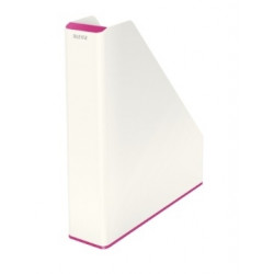 REVISTERO PLASTICO LEITZ WOW DUAL FUCSIA METALIZADO