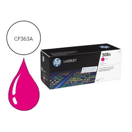 TONER HP 508A LASERJET ENTERPRISE M552/553/577 MAGENTA 5.000 PAG TONER HP 508A LASERJET ENTERPRISE M552/553/577 MAGENTA 5.000 PAG