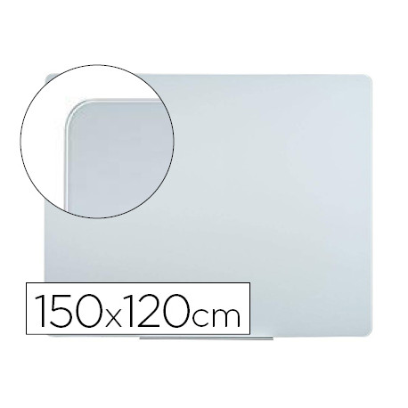 PIZARRA BLANCA BI-OFFICE CRISTAL MAGNETICA 1500X1200 MM