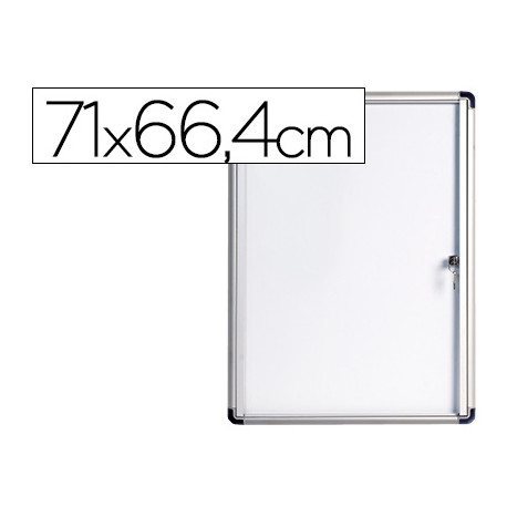 VITRINA DE ANUNCIOS BI-OFFICE FONDO MAGNETICO EXTRAPLANA DE INTERIOR 710X664 MM VITRINA DE ANUNCIOS BI-OFFICE FONDO MAGNETICO EXTRAPLANA DE INTERIOR 710X664 MM
