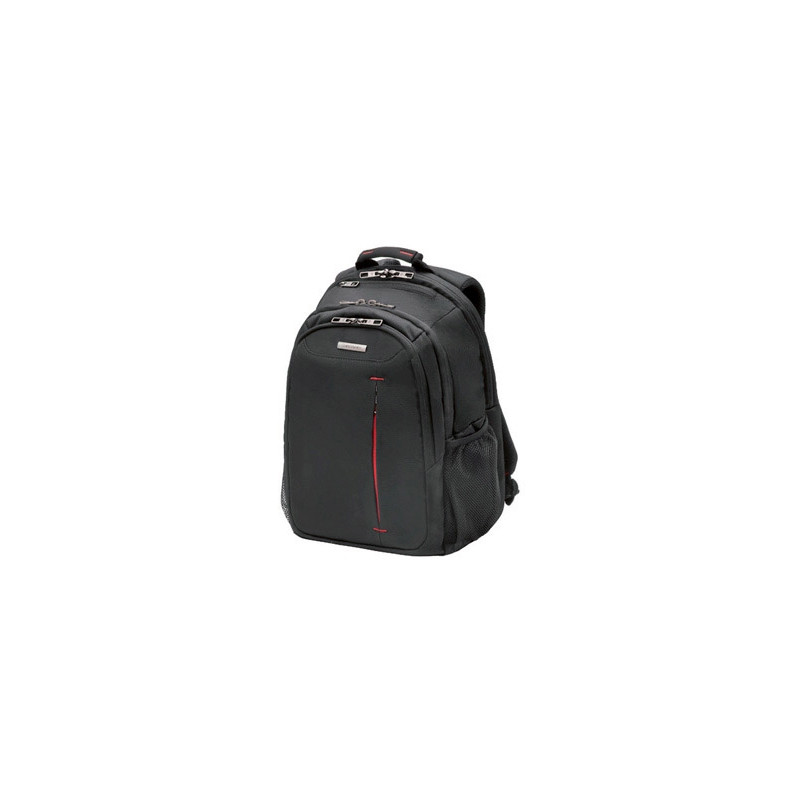 MOCHILA PARA PORTATIL SAMSONITE GUARDIT 14" COLOR NEGRO CON ASA 4 BOLSILLOS EXTERIORES 190X295X430 M