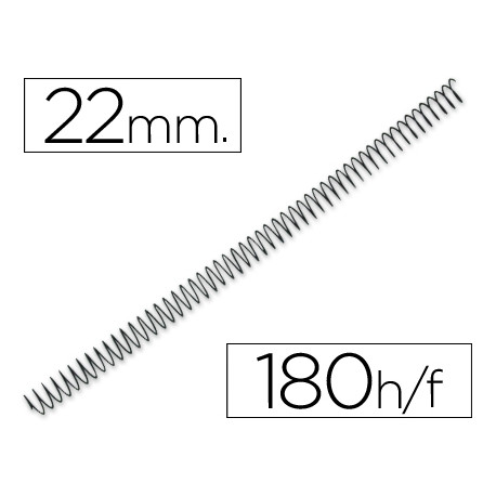 ESPIRAL METALICO Q-CONNECT 56 4:1 22MM 1,2MM