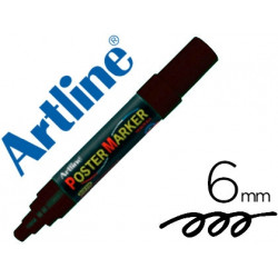 ROTULADOR ARTLINE POSTER MARKER EPP-6-NEG PUNTA REDONDA 6 MM COLOR NEGRO