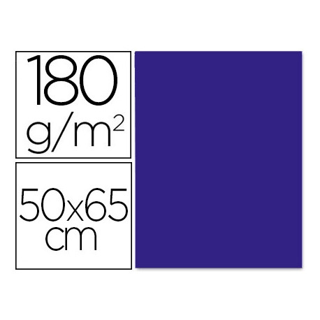 CARTULINA LIDERPAPEL 50X65 CM 180 GR ZAFIRO UNIDAD CARTULINA LIDERPAPEL 50X65 CM 180 GR ZAFIRO UNIDAD