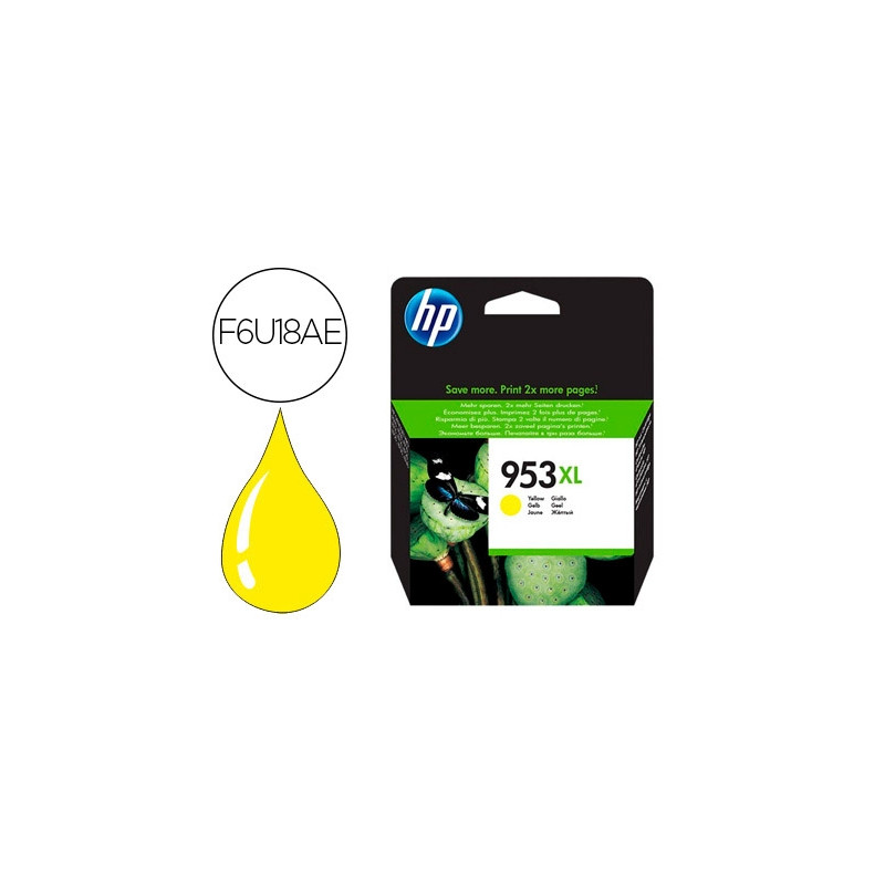 INK-JET HP 953XL OFFICEJET PRO 7730-7740/8710/8715 /8720/8725/8730/8740/ 8745 AMARILLO 1.450 PAG