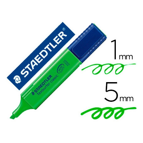 ROTULADOR STAEDTLER TEXTSURFER CLASSIC 364 FLUORESCENTE VERDE