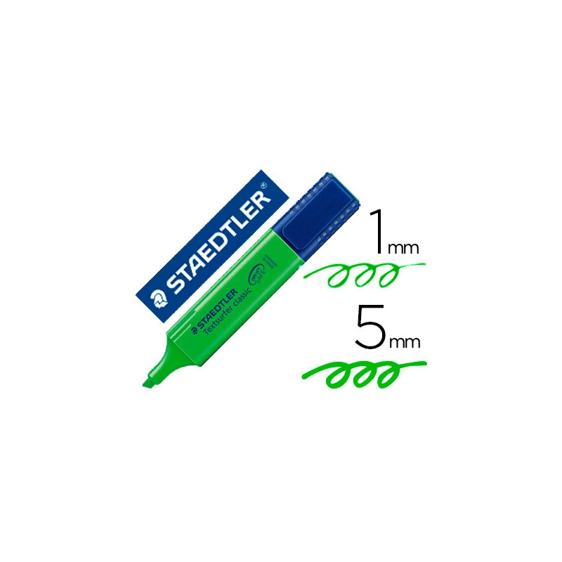 ROTULADOR STAEDTLER TEXTSURFER CLASSIC 364 FLUORESCENTE VERDE