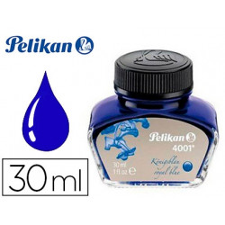 TINTA ESTILOGRAFICA PELIKAN 4001 AZUL REAL FRASCO 30 ML