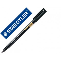 ROTULADOR STAEDTLER LUMOCOLOR RETROPROYECCION PUNTA DE FIBRA PERMANENTE SPECIAL 319-9 NEGRO PUNTA FI