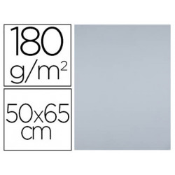 CARTULINA LIDERPAPEL 50X65 CM 180 GR GRIS 