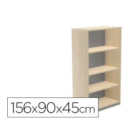 ARMARIO ROCADA CON CUATRO ESTANTES SERIE STORE 156X90X45 CM ACABADO AA01 HAYA/HAYA ARMARIO ROCADA CON CUATRO ESTANTES SERIE STORE 156X90X45 CM ACABADO AA01 HAYA/HAYA
