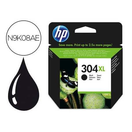 INK-JET HP 304XL DESKJET 3000 / 3720 / 3730 NEGRO 300 PAGINAS INK-JET HP 304XL DESKJET 3000 / 3720 / 3730 NEGRO 300 PAGINAS