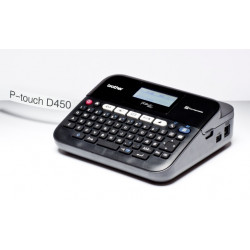 ROTULADORA BROTHER PT-D450 CABLE USB PANTALLA LCD HASTA 18 MM