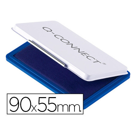 TAMPON Q-CONNECT N.3 90X55 MM AZUL