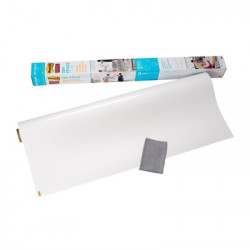 PIZARRA BLANCA POST IT SUPER STICKY ROLLO ADHESIVO REMOVIBLE 121,9X182,9 CM