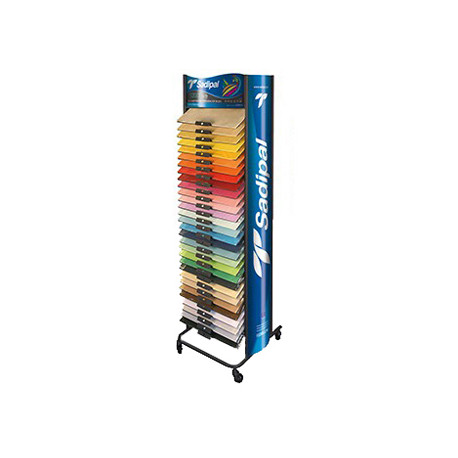 EXPOSITOR CARTULINA SADIPAL METALICO DE PIE 20 HOJAS POR COLOR 27 COLORES SURTIDOS 600X600X2018 MM EXPOSITOR CARTULINA SADIPAL METALICO DE PIE 20 HOJAS POR COLOR 27 COLORES SURTIDOS 600X600X2018 MM