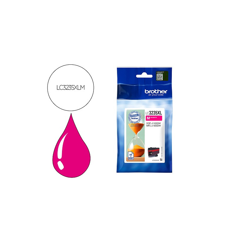 INK-JET BROTHER LC3235XLM DCP-J1100DW / MFC-J1300DW MAGENTA 5000 PAGINAS