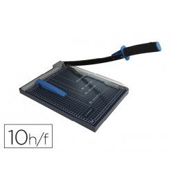 CIZALLA Q-CONNECT METALICA DE PALANCA A4 CAPACIDAD CORTE 10 HOJAS